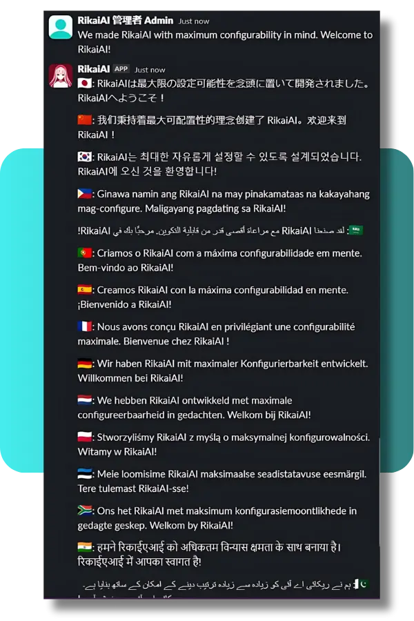 Translation to many languages